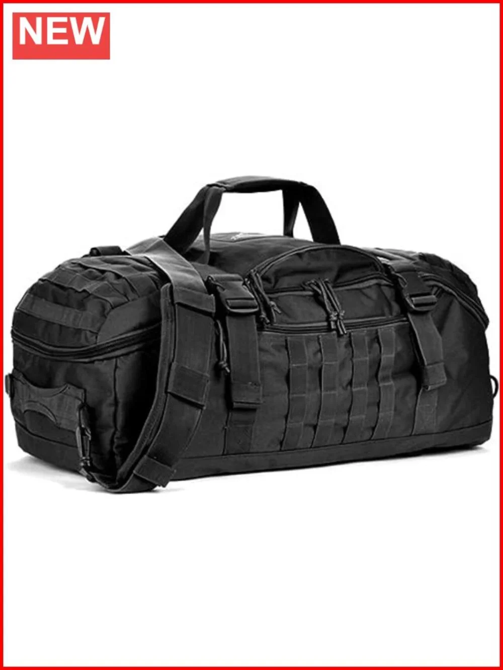 3-in-1 Military Backpack Travel Duffle Gym Bag Weekender Workout